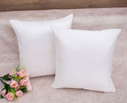 Hollowfibre Filled Cushion for Sofa, Chair, Bed Pack of 2 - Comfort Valley sofa cushion foam, Sleeping Bed Pillow Set, Hollowfibre Cushion Pad, Hollow Fibre Filled Pillow Set, Filled Hollowfibre Cushion, Cushion Pad for Sofa