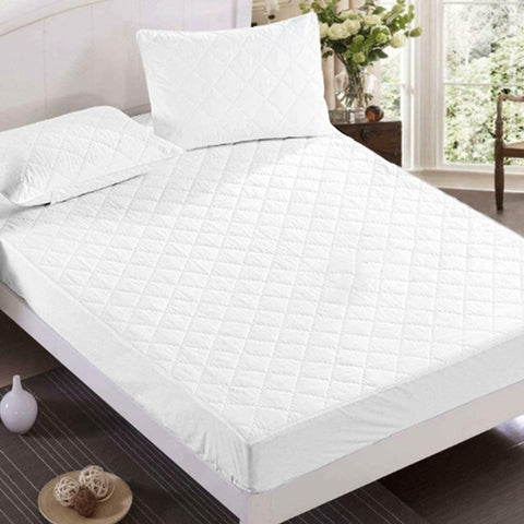 Deep Fitted Non Allergic Luxury New Quilted Mattress Protector - Comfort Valley waterproof mattress protector, single mattress cover, silentnight mattress protector, quilted mattress protector, mattress protector king size, Best mattress protector uk