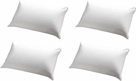 Comfort Valley Satin Stripe Pillows- Soft Support Luxury Hotel Quality- Ultrabounce Pillows-Hypoallergenic Pillow-pregnancy pillow, orthopedic pillow, neck pillow