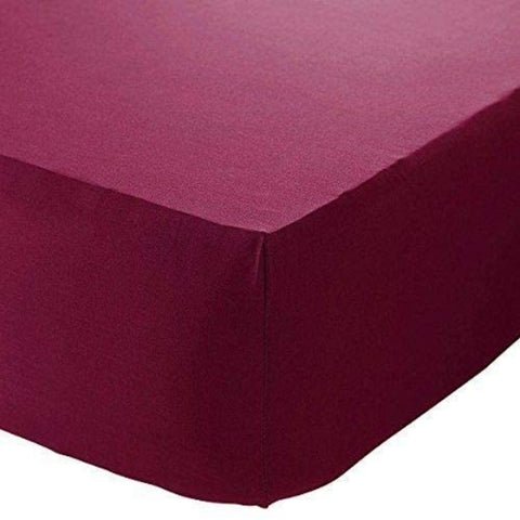 Comfort Valley | Plain Dyed Non Iron Percale | Poly Cotton Fitted Sheet 25CM - Comfort Valley single sheet, single fitted sheet, sheets, king size, fitted sheets double, fitted sheets, fitted sheet double, fitted king size sheet, double fitted sheet