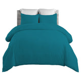 Comfort Valley Percale Duvet Cover 3pcs Bedding Set, Easy Care Plain Dyed - Solid Color - Soft and Breathable - Comfort Valley Best Duvet Covers UK,  Single Duvet Cover Set, Double Duvet Cover Set, King Size Duvet Cover Set,